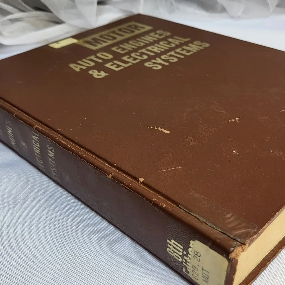 MOTOR Auto Engines and Electrical Systems Repair Manual 8th Ed. 1976 Ex Libris